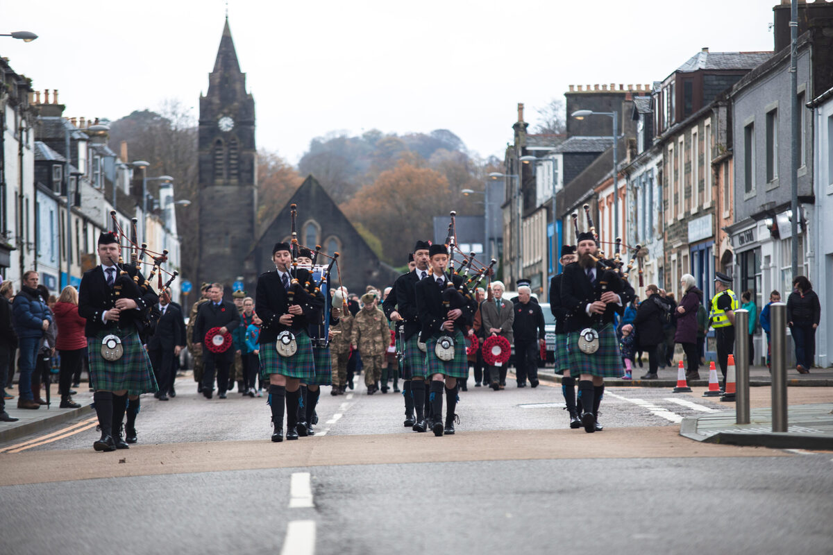Mid Argyll marks Remembrance Sunday
