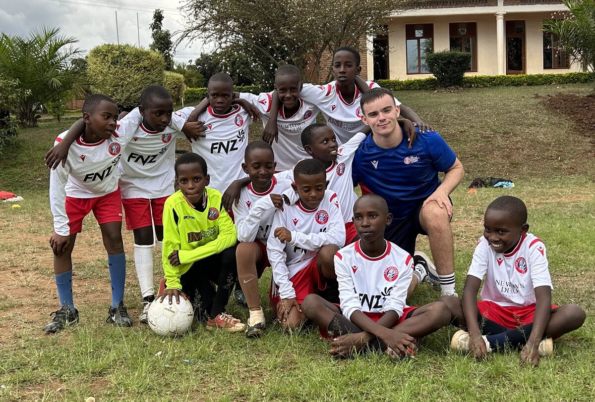 Mission Rwanda puts Connor on good footing for helping youngsters through sport