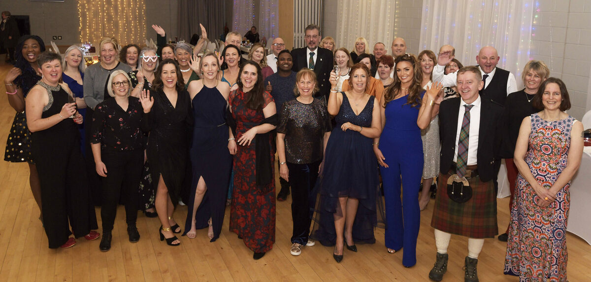 Belford Hospital staff get their glad rags on for special ball