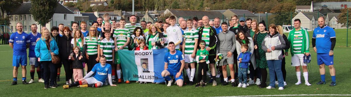 Old firm tribute to Roddy McAllister