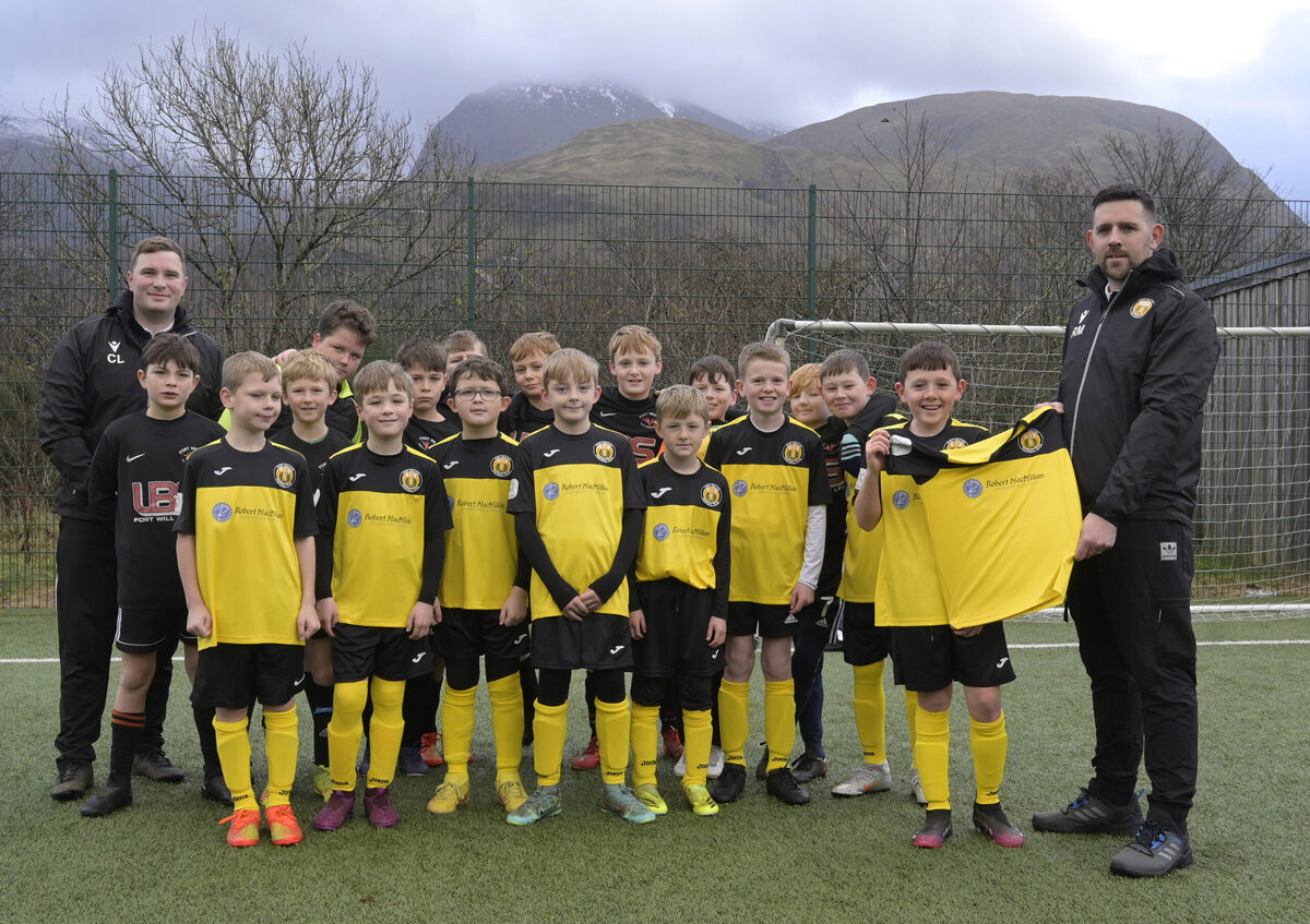 Team building exercise as Fort William youngsters benefit from joint sponsorship