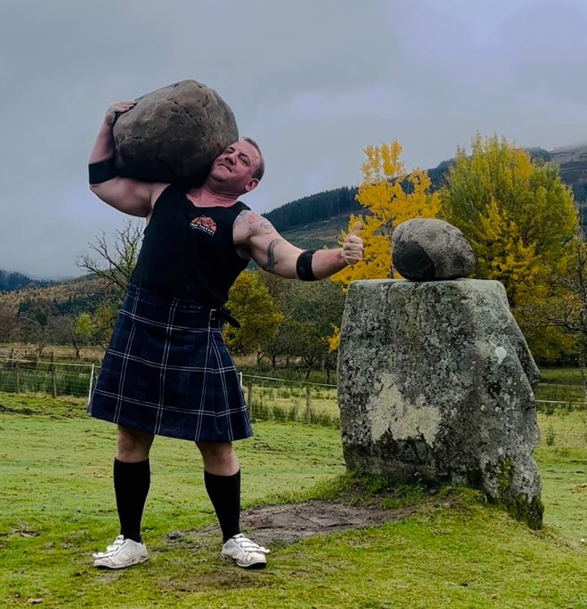 Strongman Stuart delves into the history of the lifting stones