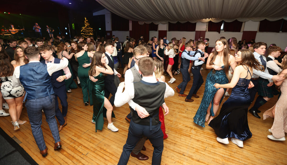 Jingle all the way at High School dance