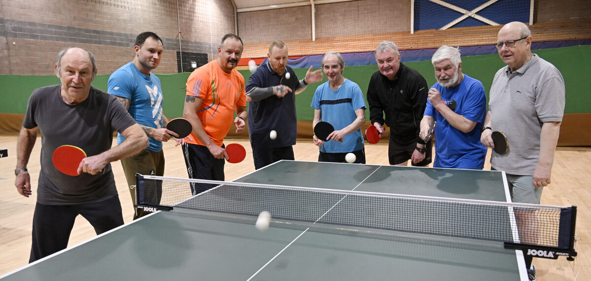 Top table entertainment at the Nevis Centre