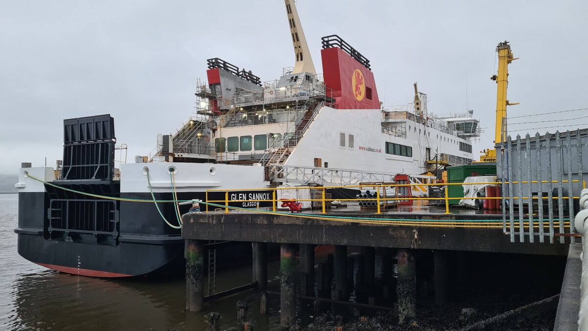 MV Glen Sannox will not be in service till 2024