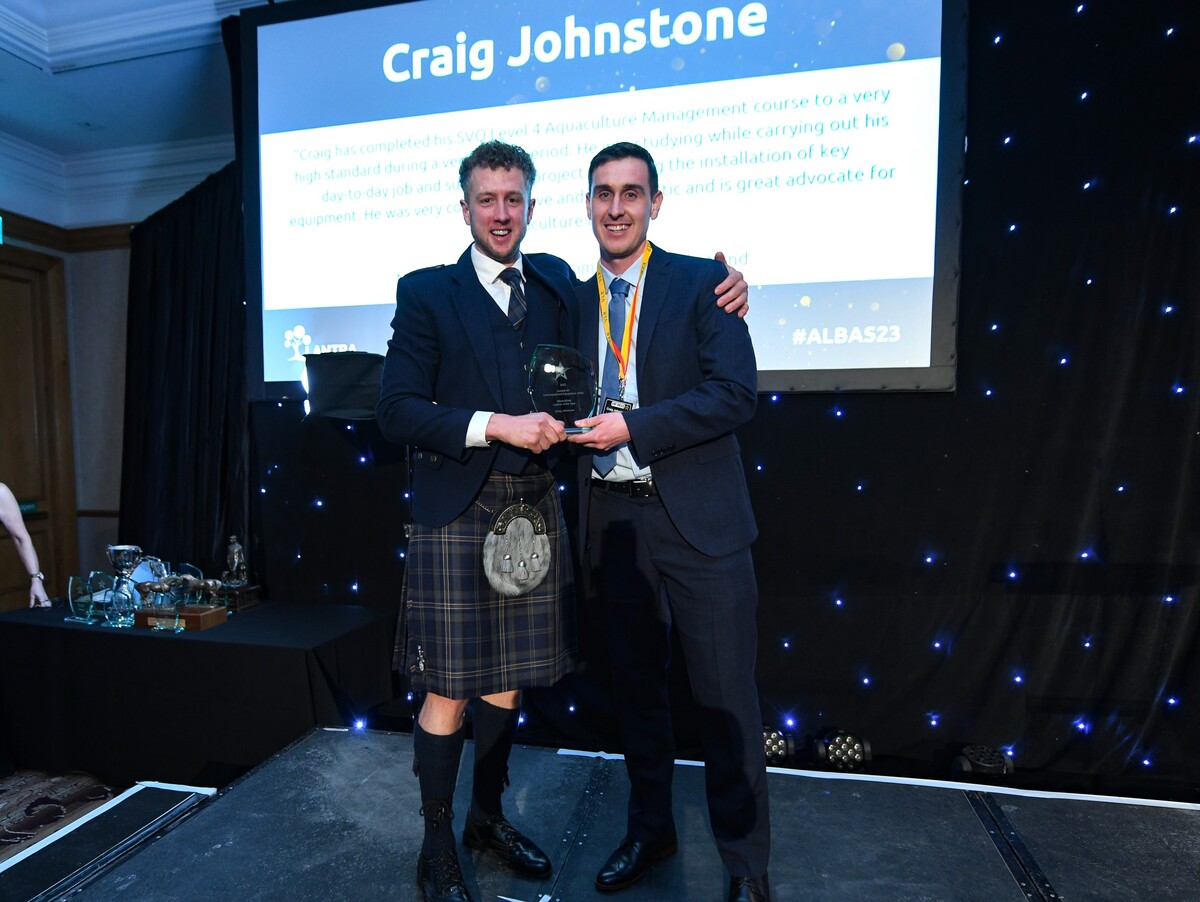 Aquaculture ace Craig wins learner award