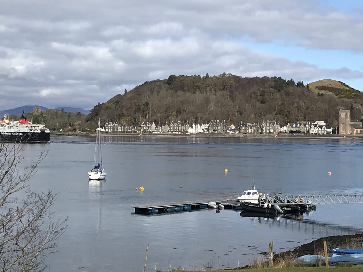 Progress and problems over Oban Bay