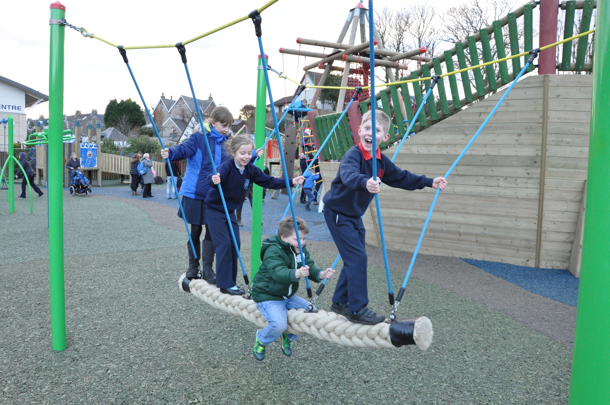 Tears as under-fives playpark hits target