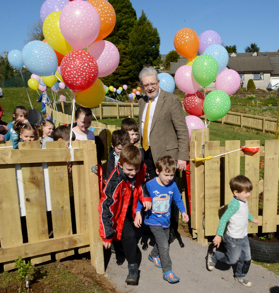 Play park opens with a real celebration