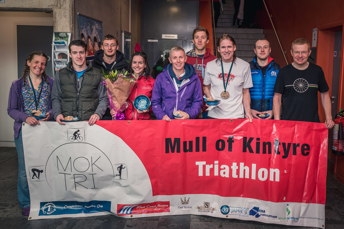 Triathletes triumph in terrible conditions