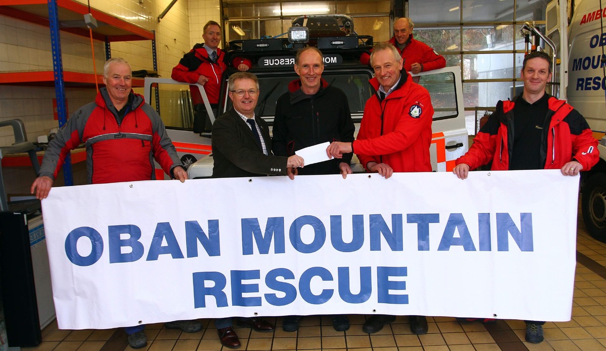 Oban Mountain Rescue Team remembers prior saviour