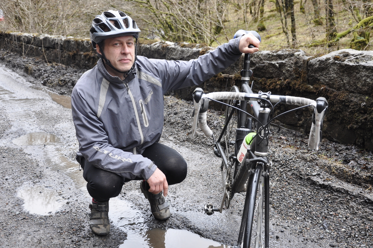 Race is on to fix dangerous potholes before Oban Sportive