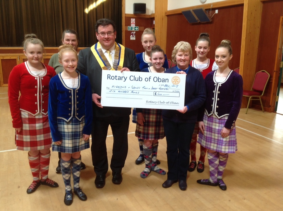 Oban Rotary backs festival with funding