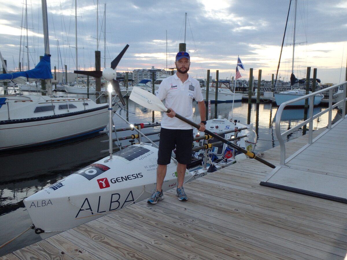 Stricken Atlantic rower home in 'days'