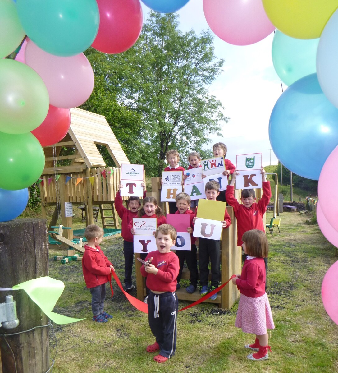 Lismore pupils say thanks for new playpark
