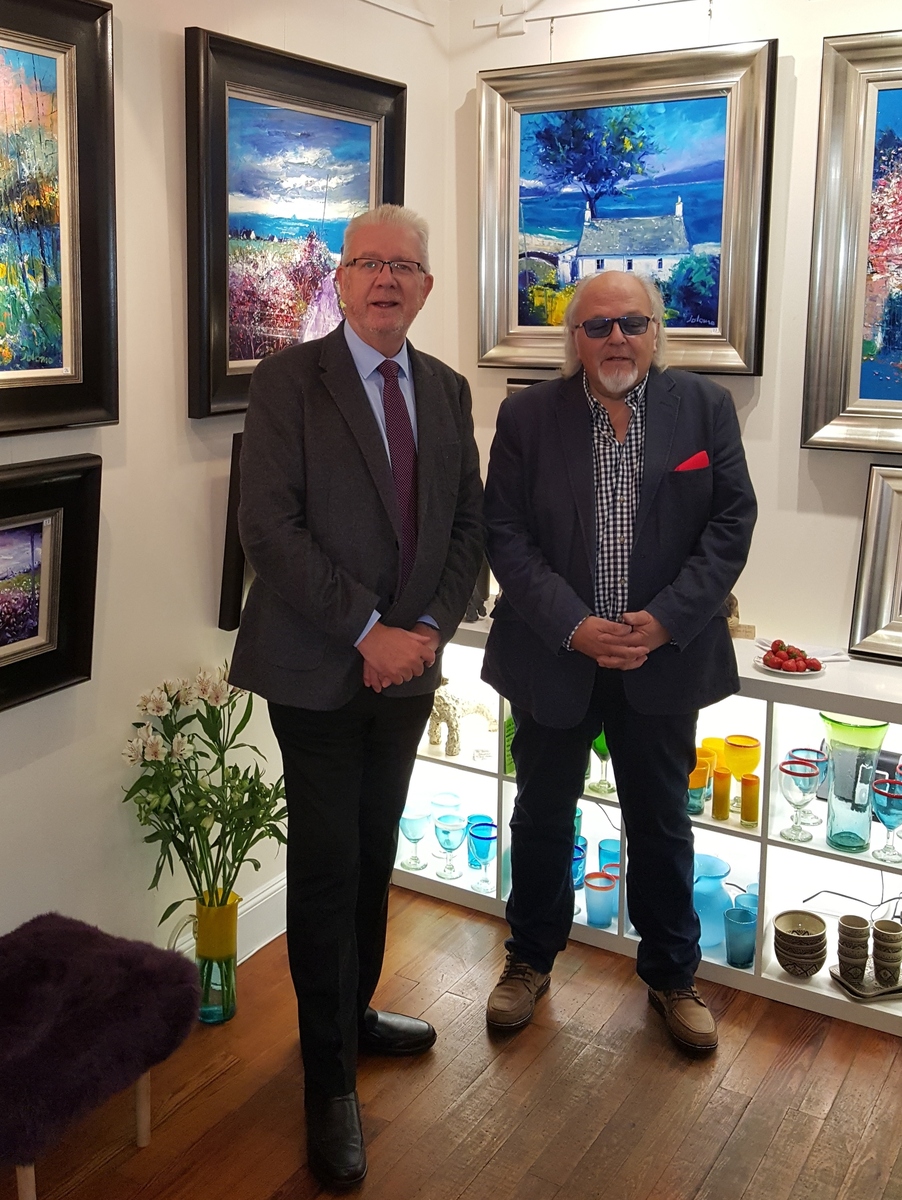 Jolomo exhibition opens at Lochgilphead's Archway Gallery