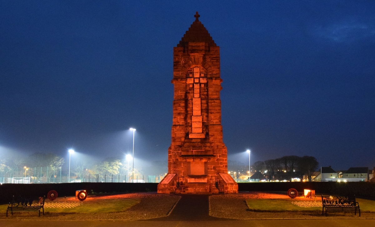 Campbeltown's blood red memorial to war sacrifice