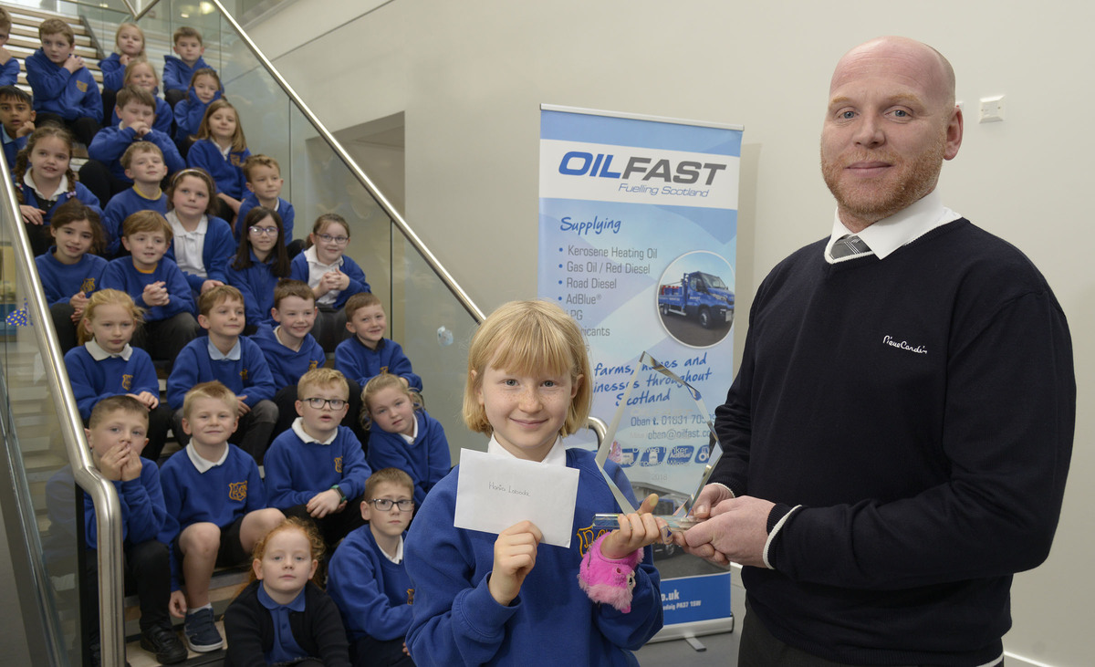 Hania's artwork wins safari park trip for Caol school class