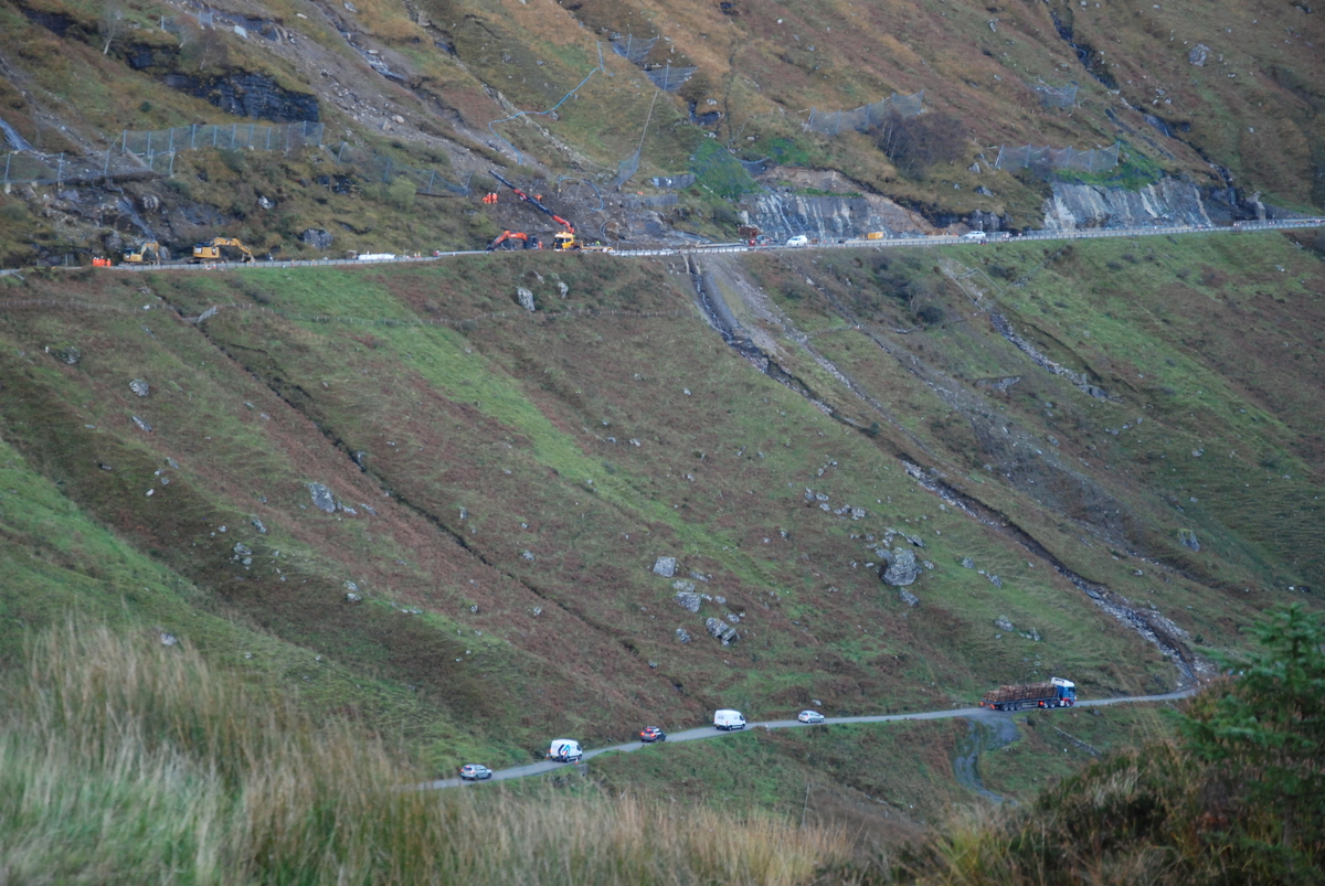 Safety fears force midnight closure of A83 local detour