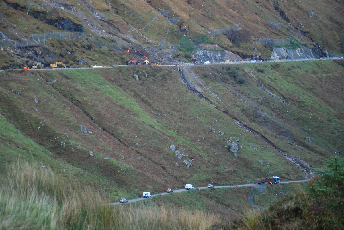 A83 reopens again after safety check