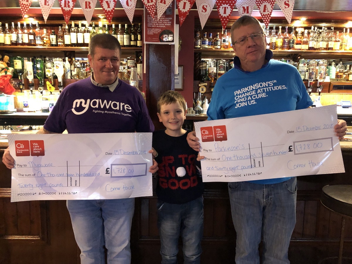 Tarbert's Corner House raises £3,456 for charity