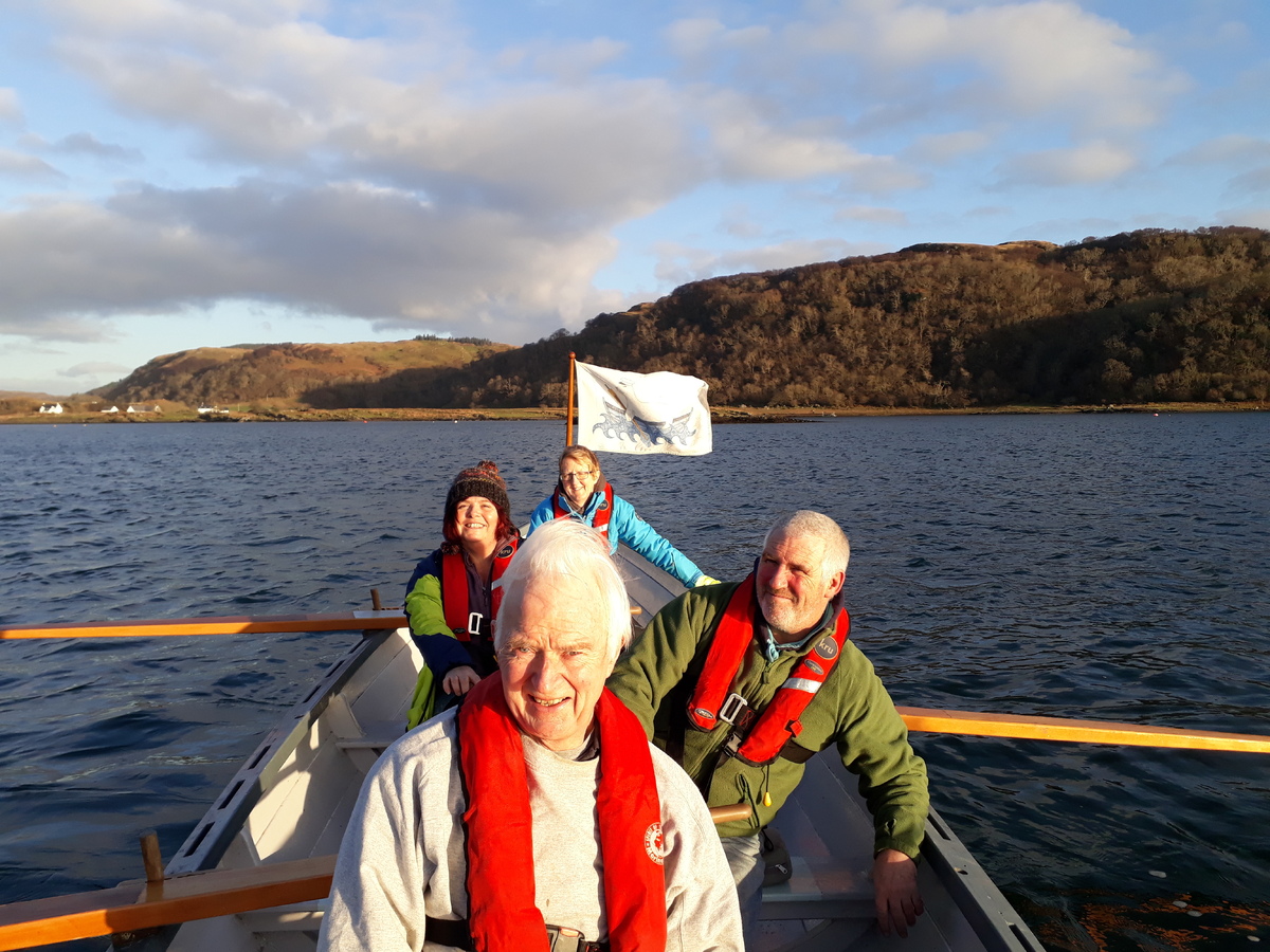 'Oar'some start to New Year for Seil coastal rowers