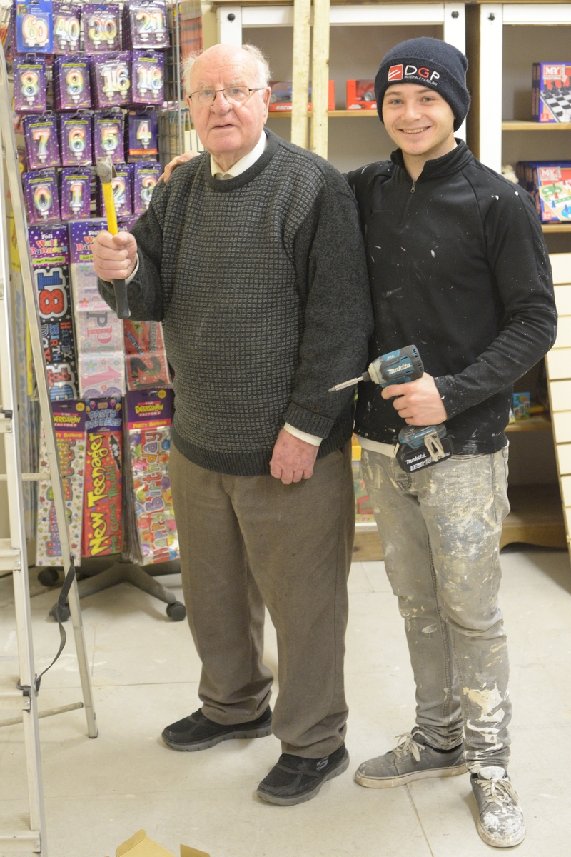 Keith's newsagents' refit is a family affair