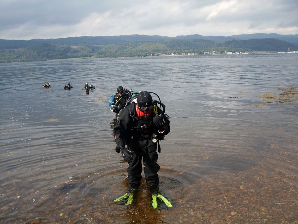 Divers dig deep to clean Arrochar shoreline