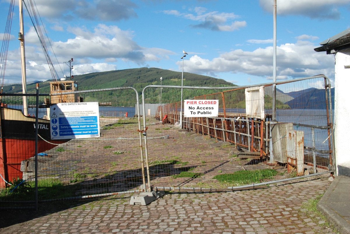 Rusty padlocks no more - new owner talks about plans to re-open Inveraray Pier