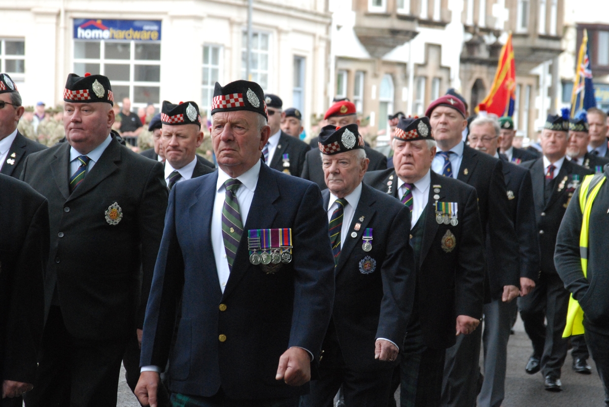 Comradeship and memories at armed forces day