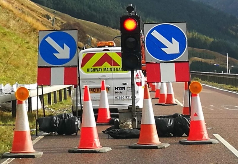 Cyclists blamed for A83 traffic light chaos