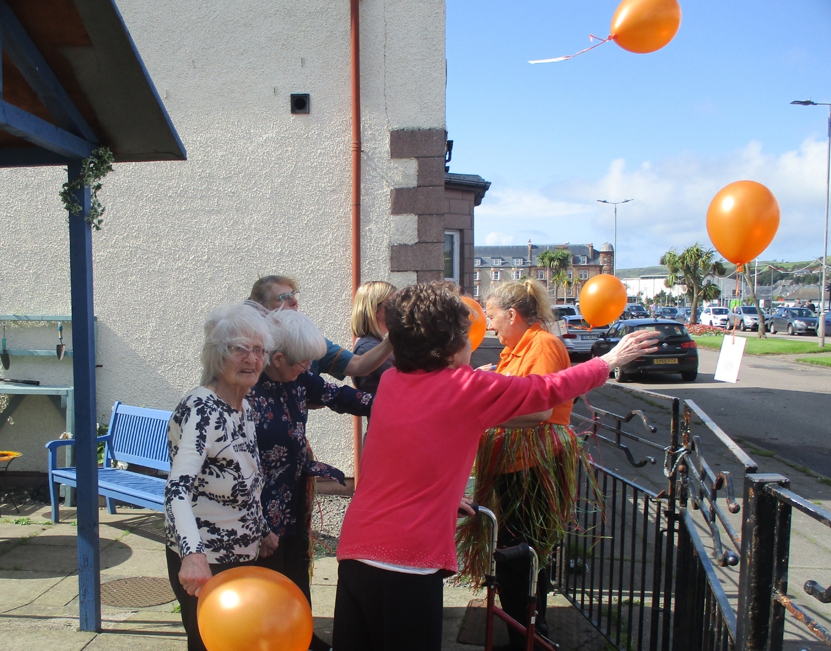 Summer comes to Kintyre Care Home