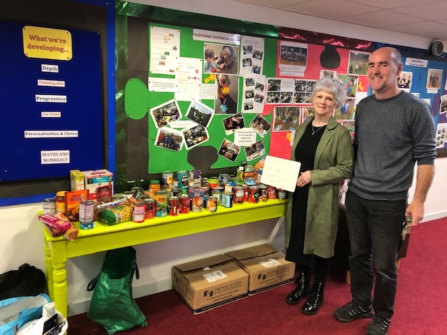 Hope reaps harvest donation from Park pupils