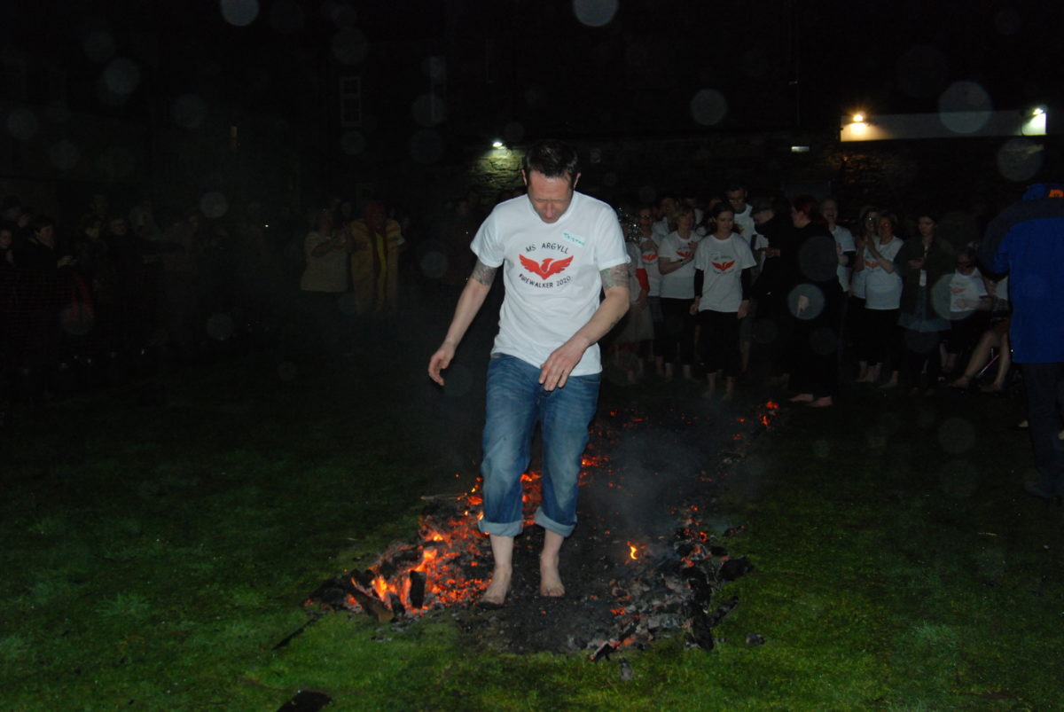 Midton smashes charity target after a fiery start