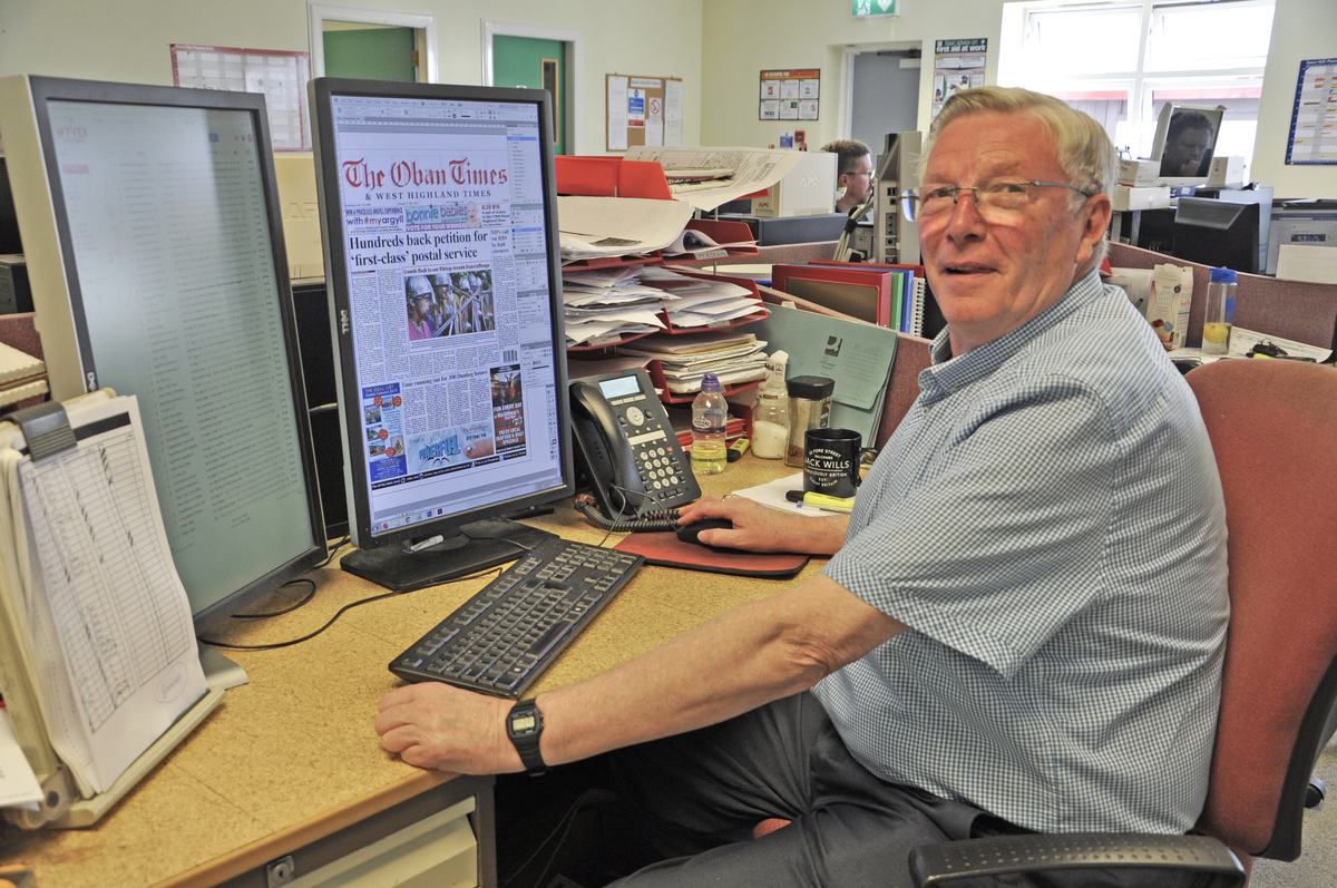 Oban Times stalwart logs off after 55 years