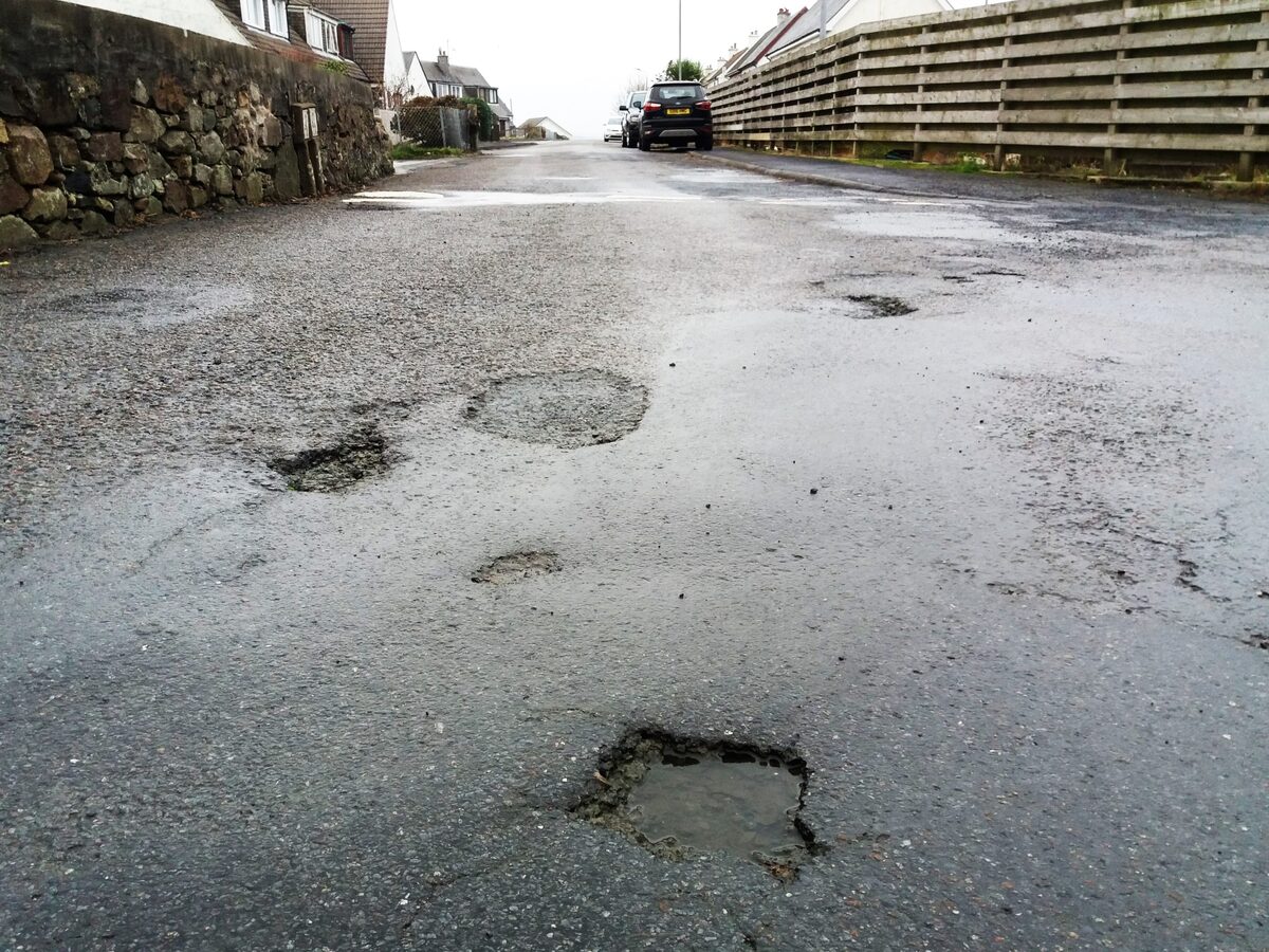 Residents have their fill of potholes