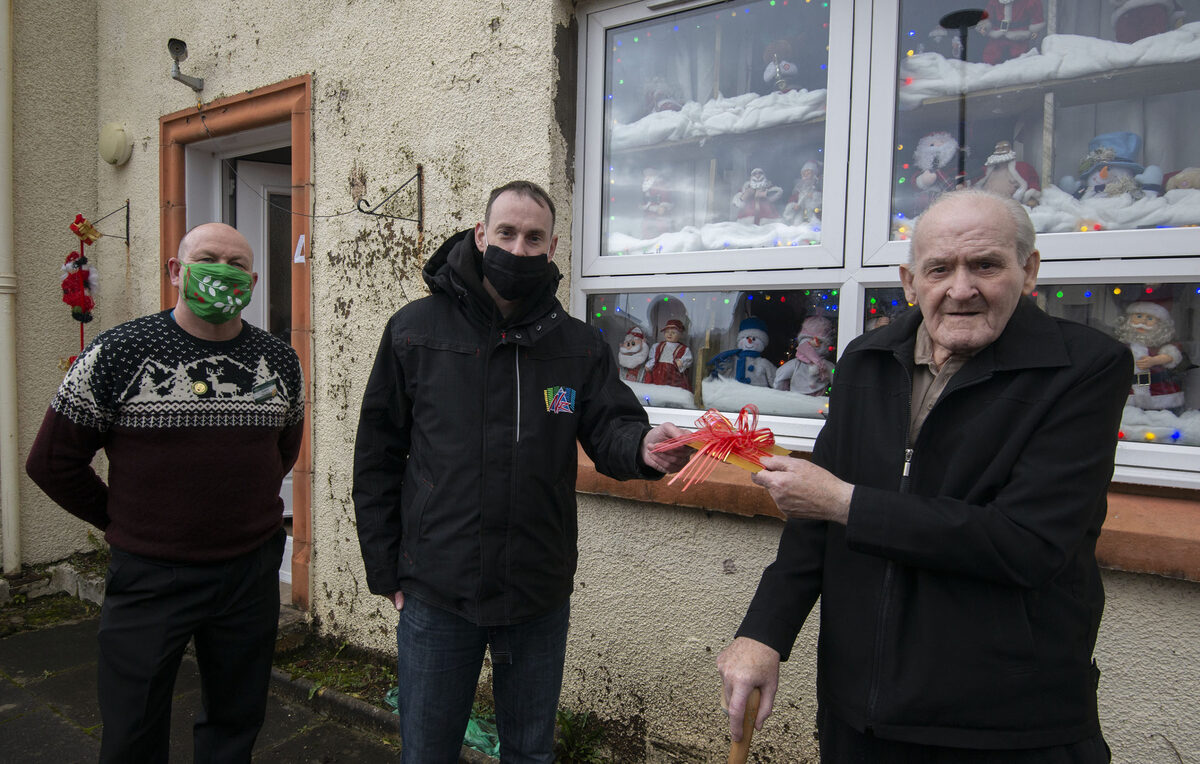 Claggan resident William set to tuck into special festive meal