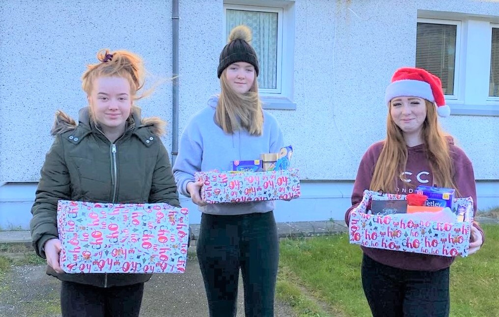 Youngsters give the gift of kindness