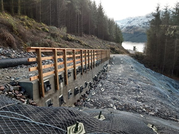 Forest road hit by A83 landslide is safe again