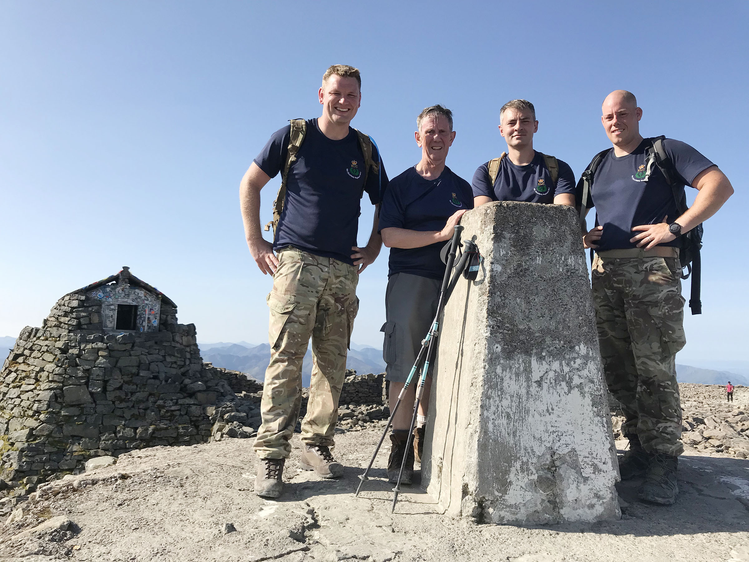 Kilmallie minister Rory scales Ben Nevis for army charity