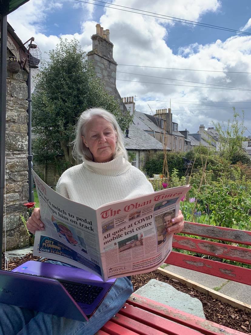 From broadsheet to broadcast - Fiona talks up the Oban Times