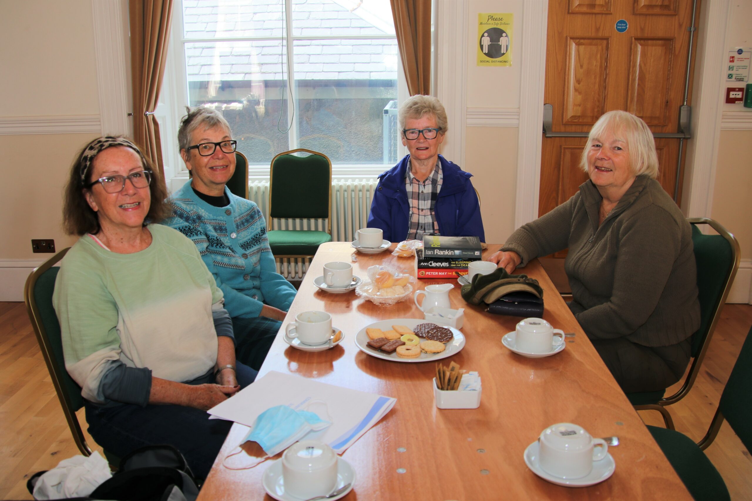Regulars return for first coffee morning in 18 months