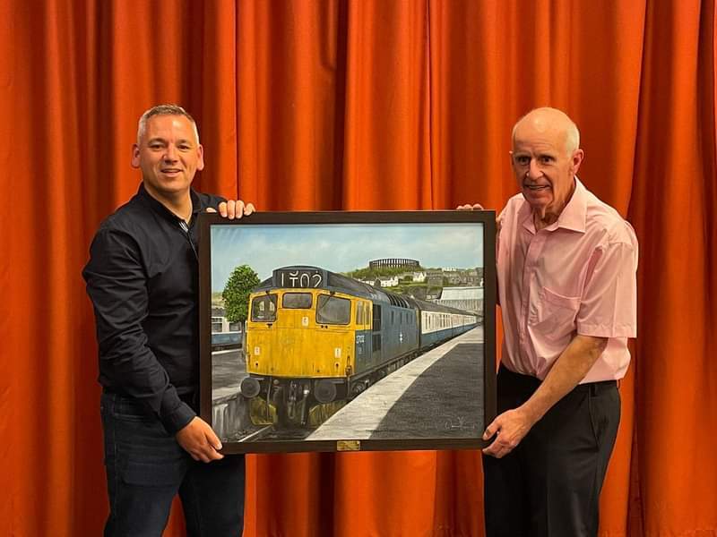 Train driver Ian is on track for a happy retirement