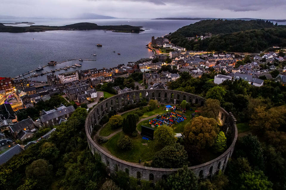 'Water' show at McCaig's Tower