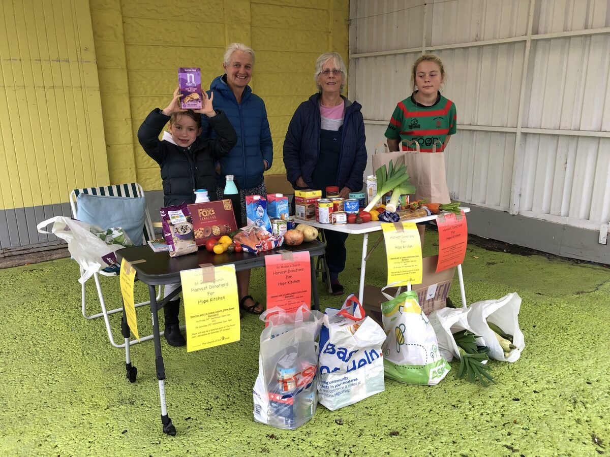 Church crops for Hope Kitchen