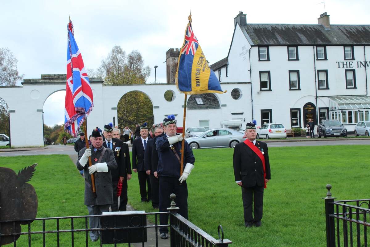 Tribute paid to legion and armed forces