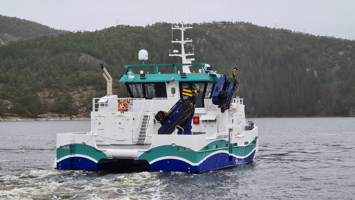 Salmon farmer switches to electric power with first hybrid boat