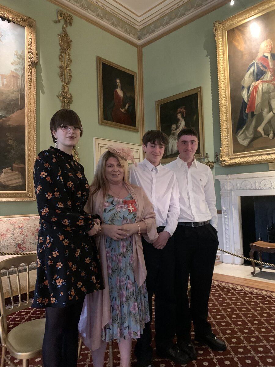 Fiona's MBE for youth work celebrated at Inveraray Castle