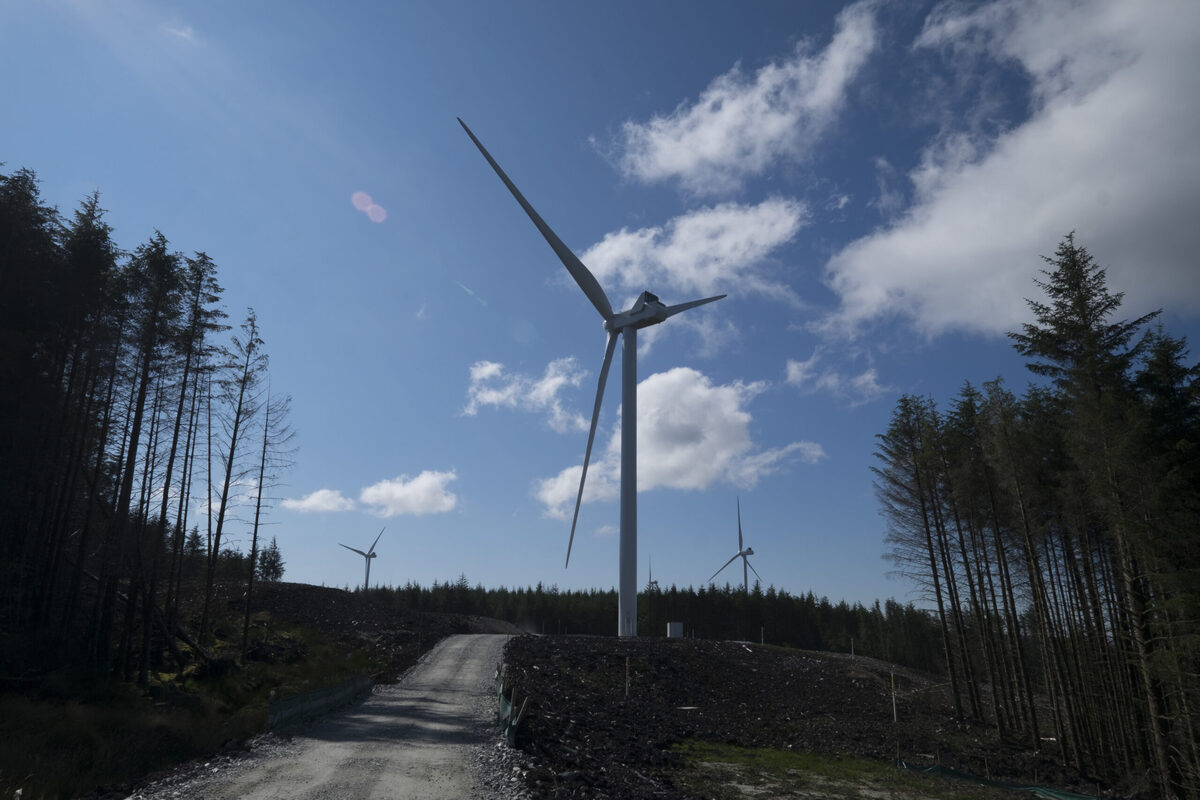 Amazon's first UK windfarm comes online in Kintyre
