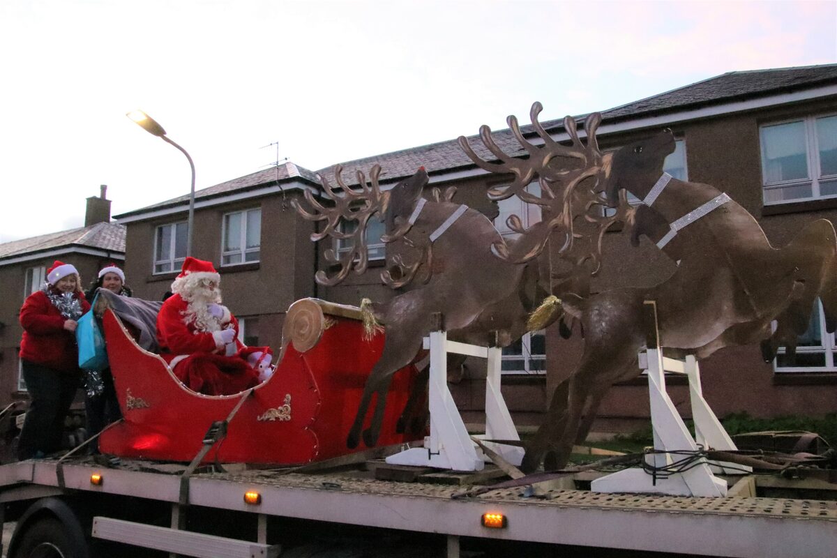 Santa does the rounds